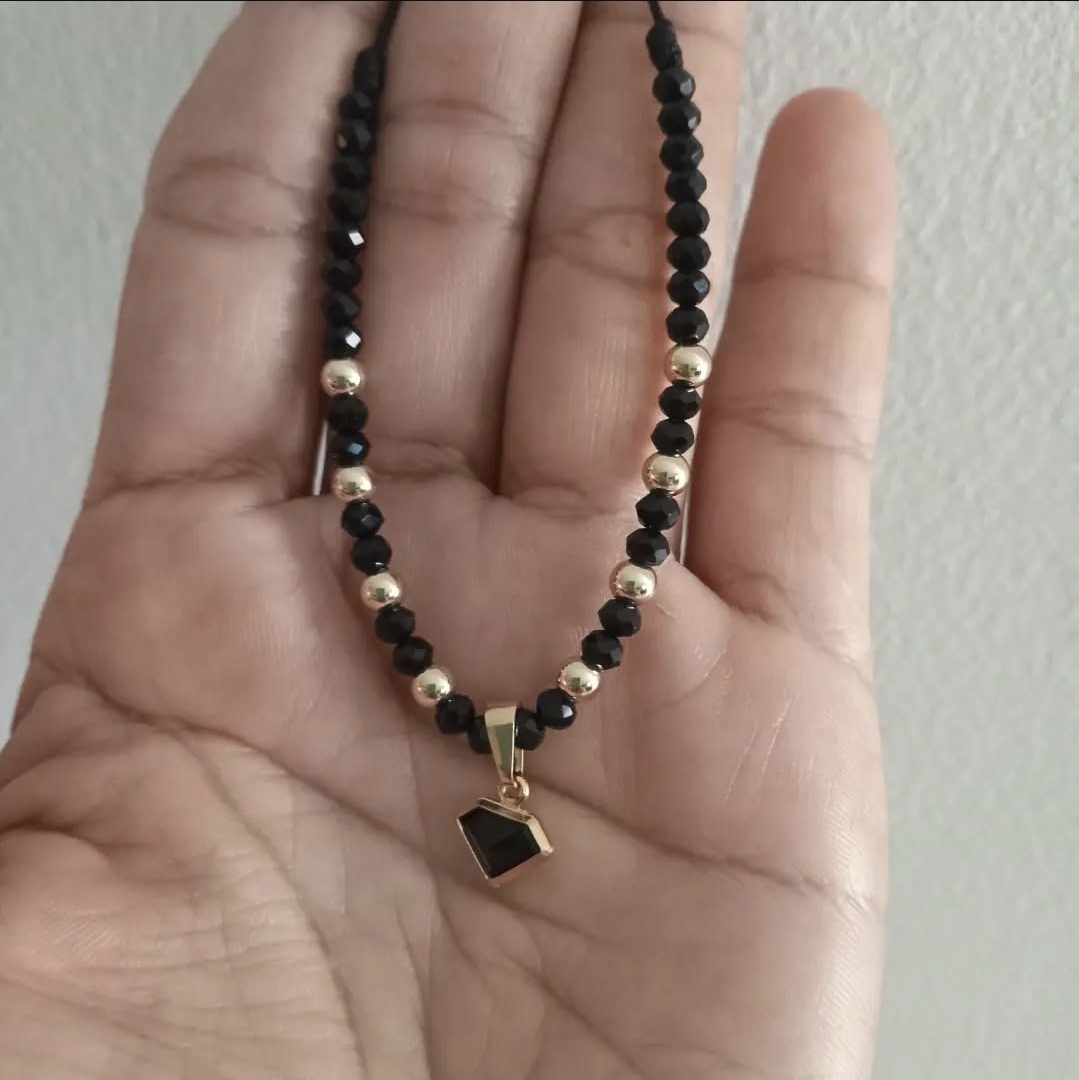 Collar Diamante Negro